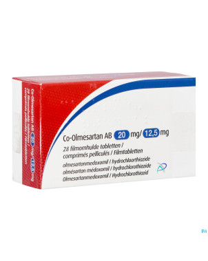 Co-olmesartan ab 20mg/12,5mg comp pell 28