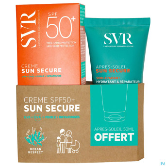 Svr sleeve sun secure cr spf50+ +a/sol 50ml grat