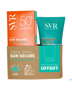 Svr sleeve sun secure cr spf50+ +a/sol 50ml grat