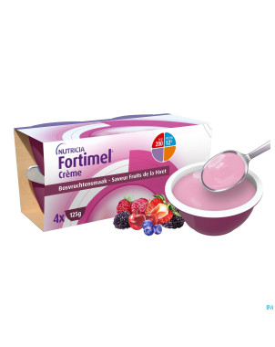 Fortimel creme fruits forets 4x125g