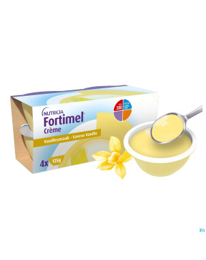 Fortimel creme vanille    4x125g