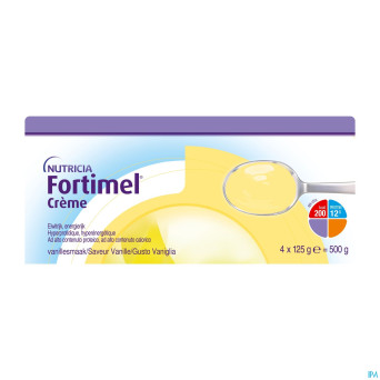 Fortimel creme vanille    4x125g