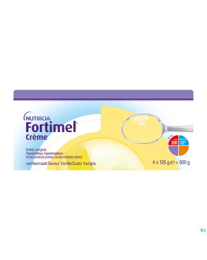 Fortimel creme vanille    4x125g