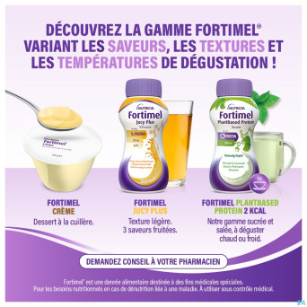 Fortimel creme vanille    4x125g