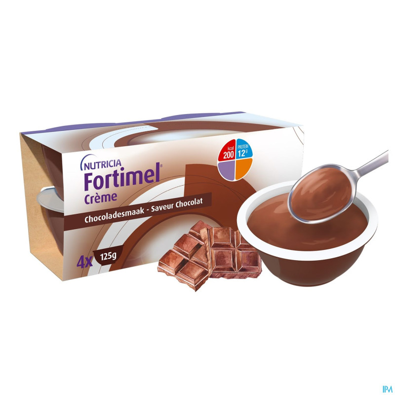 Fortimel creme chocolat    4x125g