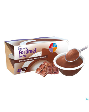 Fortimel creme chocolat    4x125g