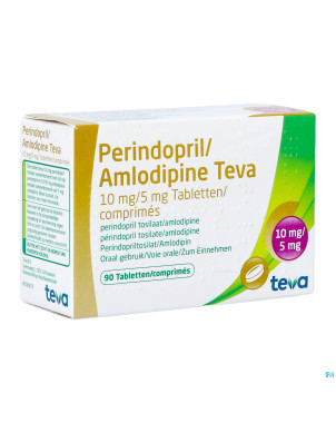Perindopril amlodipine teva 10mg/ 5mg comp  90