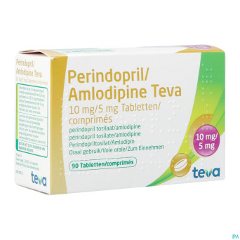 Perindopril amlodipine teva 10mg/ 5mg comp  90