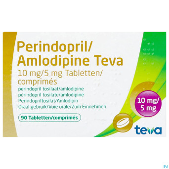 Perindopril amlodipine teva 10mg/ 5mg comp  90