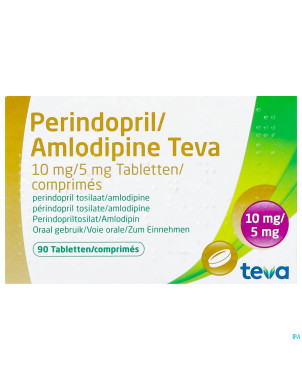 Perindopril amlodipine teva 10mg/ 5mg comp  90