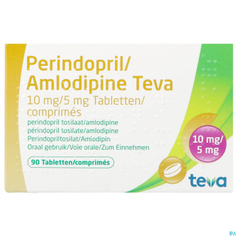 Perindopril amlodipine teva 10mg/ 5mg comp  90