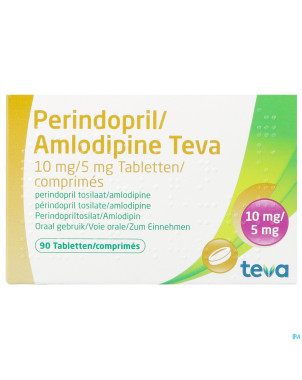 Perindopril amlodipine teva 10mg/ 5mg comp  90