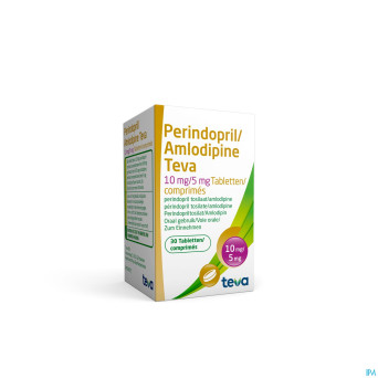 Perindopril amlodipine teva 10mg/ 5mg comp  30