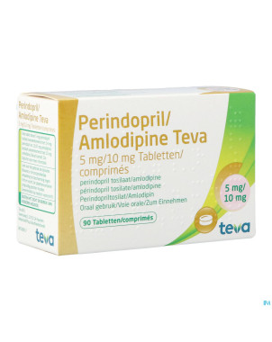 Perindopril amlodipine teva  5mg/10mg comp  90