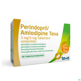 Perindopril amlodipine teva  5mg/ 5mg comp  90