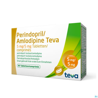 Perindopril amlodipine teva  5mg/ 5mg comp  90