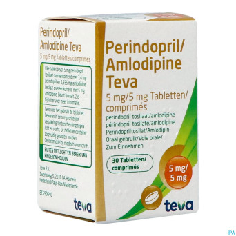 Perindopril amlodipine teva  5mg/ 5mg comp  30