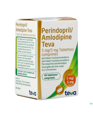 Perindopril amlodipine teva  5mg/ 5mg comp  30