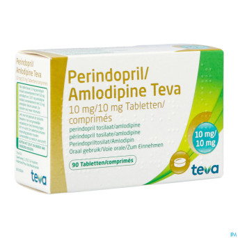 Perindopril amlodipine teva 10mg/10mg comp  90