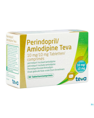Perindopril amlodipine teva 10mg/10mg comp  90