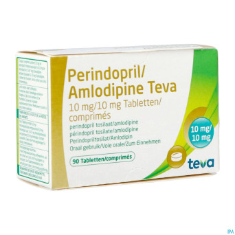 Perindopril amlodipine teva 10mg/10mg comp  90