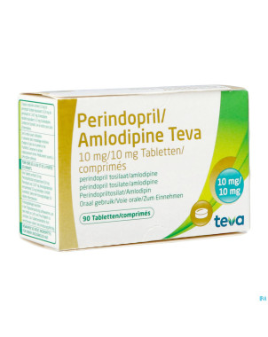 Perindopril amlodipine teva 10mg/10mg comp  90