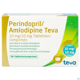 Perindopril amlodipine teva 10mg/10mg comp  90