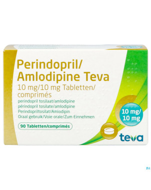 Perindopril amlodipine teva 10mg/10mg comp  90