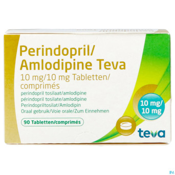 Perindopril amlodipine teva 10mg/10mg comp  90