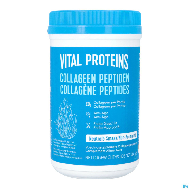 Vital proteins collagen peptides pot 284g