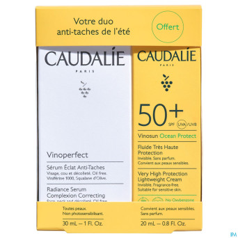 Caudalie coffret serum vinoperfect 30ml+sol 2022