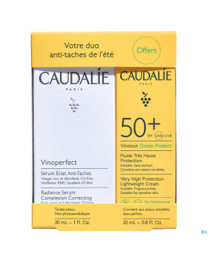 Caudalie coffret serum vinoperfect 30ml+sol 2022