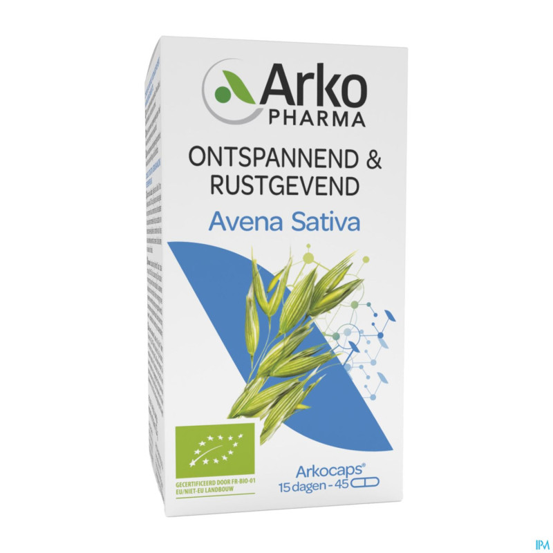 Arkogelules avena sativa bio    caps 45