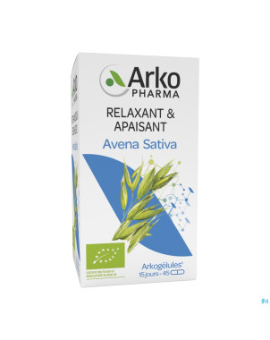 Arkogelules avena sativa bio    caps 45