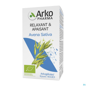 Arkogelules avena sativa bio    caps 45