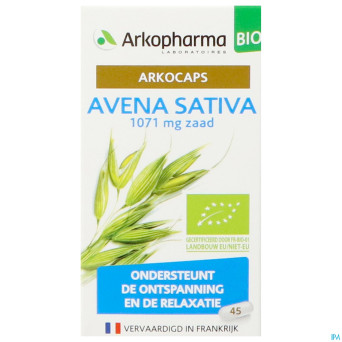 Arkogelules avena sativa bio    caps 45