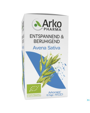 Arkogelules avena sativa bio    caps 45