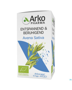 Arkogelules avena sativa bio    caps 45