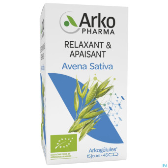 Arkogelules avena sativa bio    caps 45