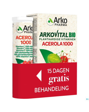 Arkovital acerola 1000 bio    comp 30 + comp 15