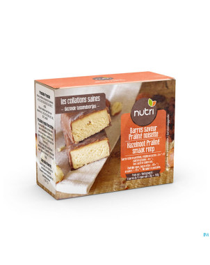 Nutripharm barres praline noisettes    5x36g