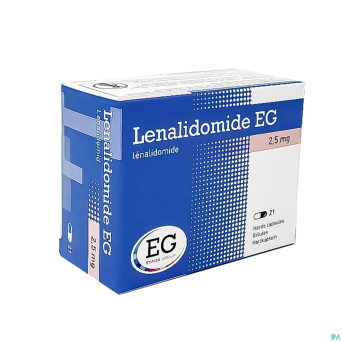 Lenalidomide eg  2,5mg caps dur 21
