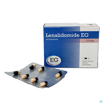 Lenalidomide eg  2,5mg caps dur 21