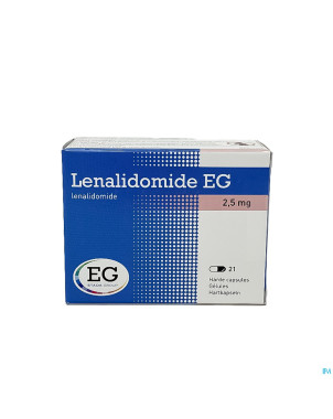 Lenalidomide eg  2,5mg caps dur 21