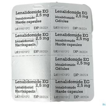 Lenalidomide eg  2,5mg caps dur 21