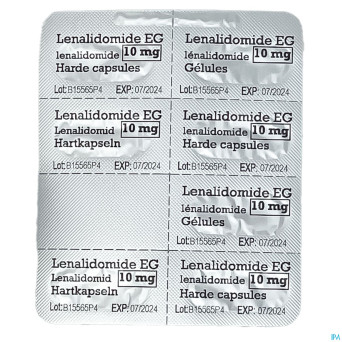 Lenalidomide eg 10,0mg caps dur 21