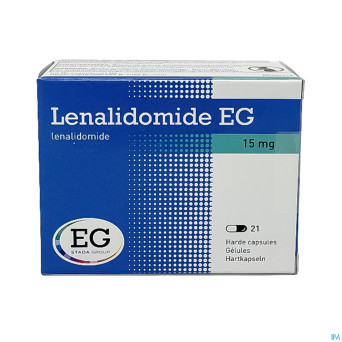 Lenalidomide eg 15,0mg caps dur 21