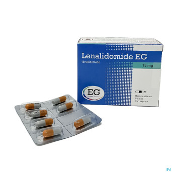 Lenalidomide eg 15,0mg caps dur 21