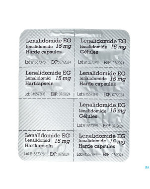 Lenalidomide eg 15,0mg caps dur 21