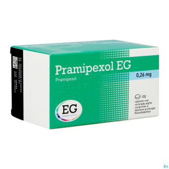 Pramipexol eg 0,26mg lib.prolongee comp 100